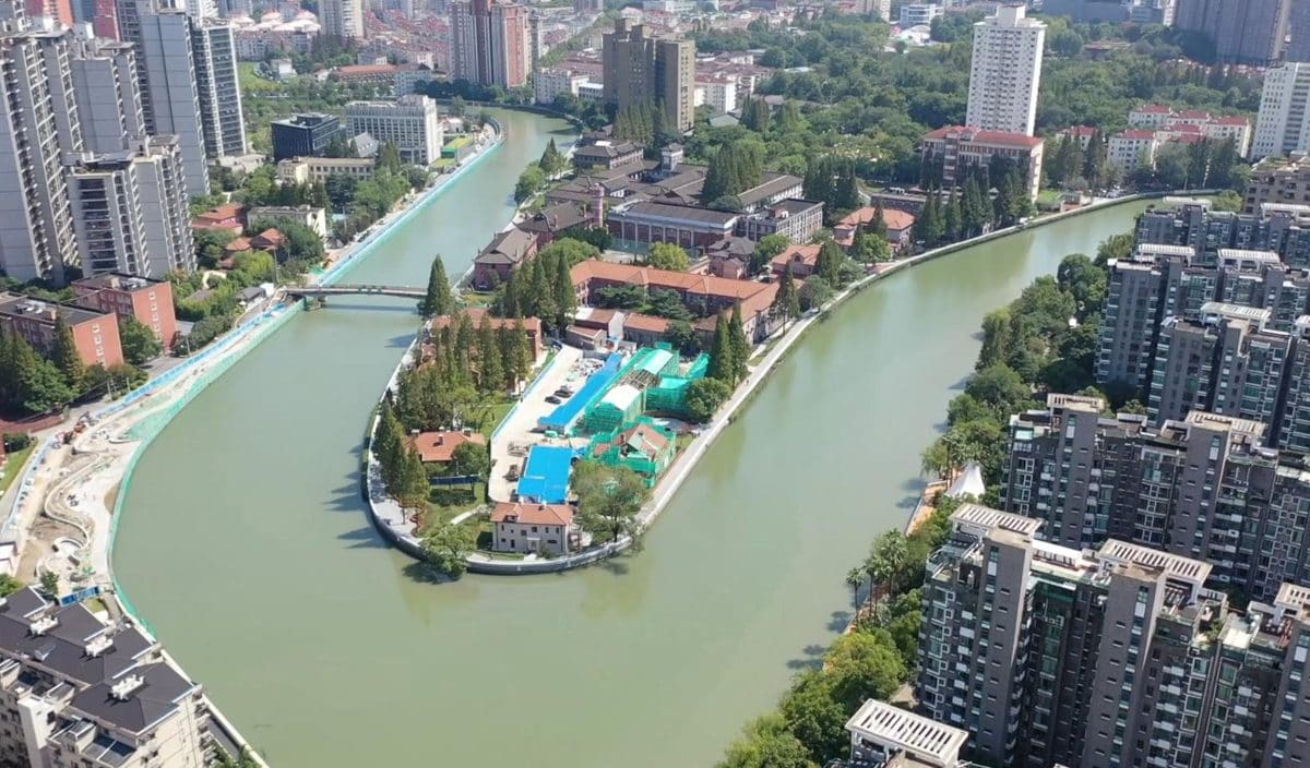 苏州河华政段滨河步道