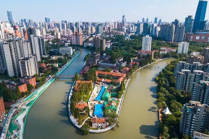 苏州河华政段滨河步道